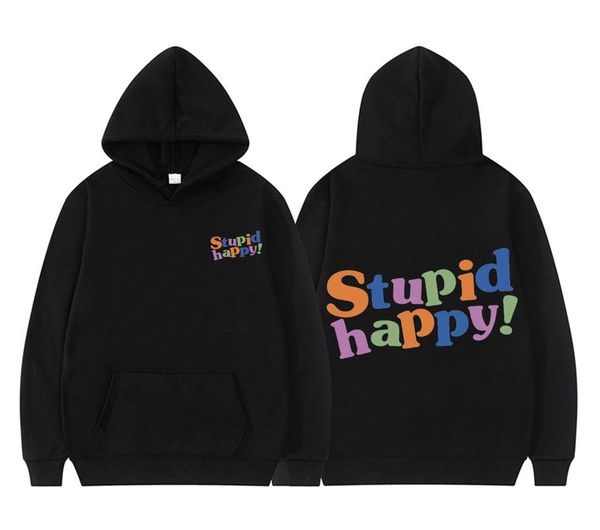 men's hoodies & sweatshirts stupid happy hoodie color letter print men women fashion hip hop sweatshirt mens loose harajuku streetwear, Black
men's hoodies & sweatshirts stupid happy hoodie color letter print men women fashion hip hop sweatshirt mens loose harajuku streetwear, Black