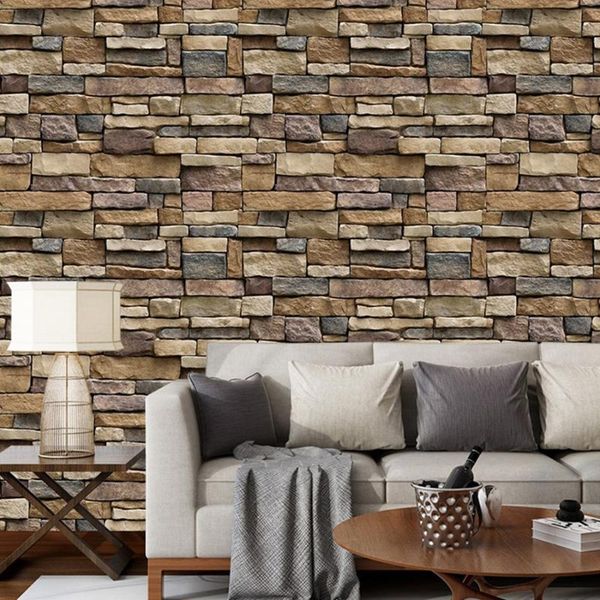 3m/5m/10m retro brick stone wallpaper roll pvc self adhesive contact paper waterproof living room tv background wall decor wallpapers
3m/5m/10m retro brick stone wallpaper roll pvc self adhesive contact paper waterproof living room tv background wall decor wallpapers