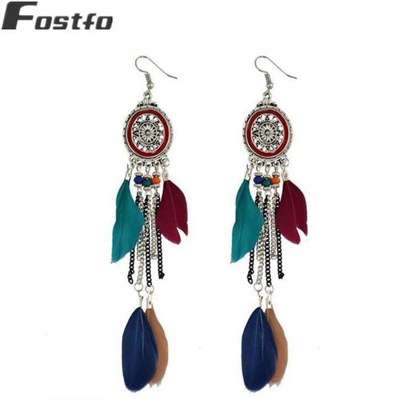dangle & chandelier fostfo 2021 vintage bohemian colorful feather tassel long drop earrings fashion boho for women, Silver
dangle & chandelier fostfo 2021 vintage bohemian colorful feather tassel long drop earrings fashion boho for women, Silver