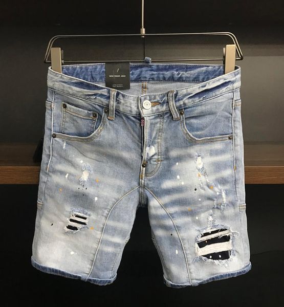 men's jeans summer style italy brand men slim short denim trousers zipper white blue hole shorts for
men's jeans summer style italy brand men slim short denim trousers zipper white blue hole shorts for