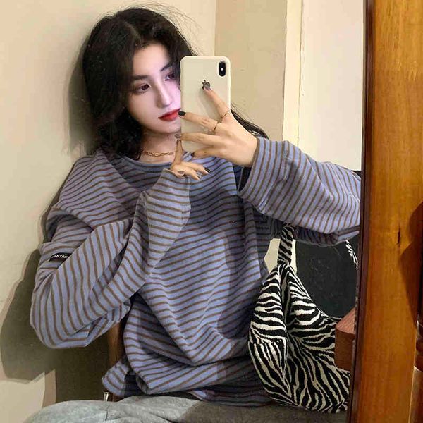 2 colors autumn winter korean style women sweatshirts long sleeve letter stripe thick sweatshirt womens pullovers (c2936) 210423, Black
2 colors autumn winter korean style women sweatshirts long sleeve letter stripe thick sweatshirt womens pullovers (c2936) 210423, Black