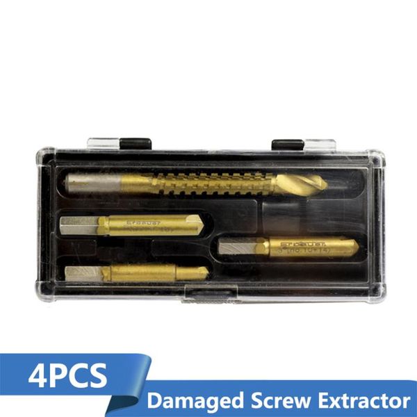 damaged screw extractor with hole saw drill set 4pcs broken bolt stud stripped remover tool professional bits
damaged screw extractor with hole saw drill set 4pcs broken bolt stud stripped remover tool professional bits