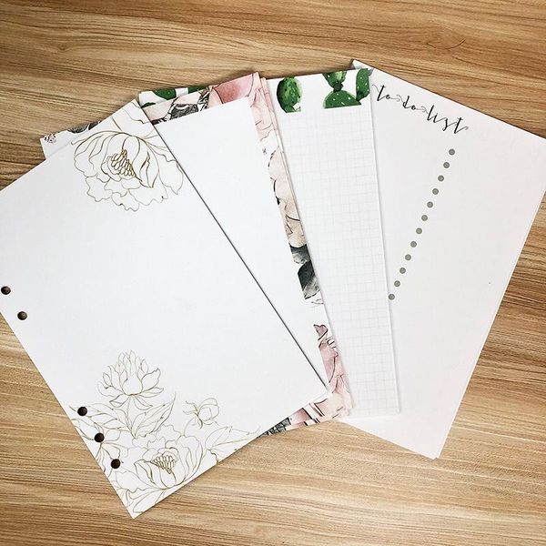 fresh and lovely planner insert paper a5a6a7 6 ring binder notebook refill filler for diary note book grid to list notepads, Purple;pink
fresh and lovely planner insert paper a5a6a7 6 ring binder notebook refill filler for diary note book grid to list notepads, Purple;pink