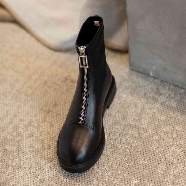 sandals women's boots with solid leather round-fingered ankle for woman spring/autumn zipper women's flat-heeled shoes size 66cl, Black
sandals women's boots with solid leather round-fingered ankle for woman spring/autumn zipper women's flat-heeled shoes size 66cl, Black