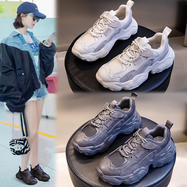 women's shoes ins fashion net red 2021 autumn sports leisure wenzhou dad women's thick soled, Black;white
women's shoes ins fashion net red 2021 autumn sports leisure wenzhou dad women's thick soled, Black;white