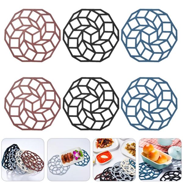 mats & pads 6pcs heat resistant place creative table place-mats (assorted color)
mats & pads 6pcs heat resistant place creative table place-mats (assorted color)