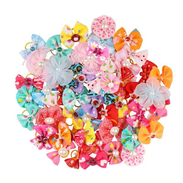 dog apparel popetpop 50pcs hair ties rubber bands elastic bowknot headwear headdress for pets cat (random style)
dog apparel popetpop 50pcs hair ties rubber bands elastic bowknot headwear headdress for pets cat (random style)