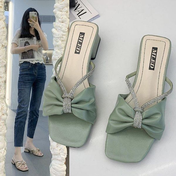 slippers slipper women fish mouth sequin square root fashion high heel lazy people kick thick shoes, Black
slippers slipper women fish mouth sequin square root fashion high heel lazy people kick thick shoes, Black