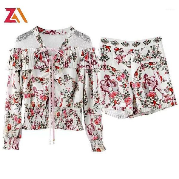 women's tracksuits women's zalady designer vintage floral two piece set suit women clothes casual summer lace ruffles long sleeve, Gray
women's tracksuits women's zalady designer vintage floral two piece set suit women clothes casual summer lace ruffles long sleeve, Gray