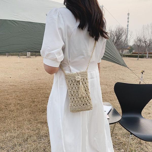 evening bags ladies vintage rope vacation mini phone bag female straw woven shoulder crossbody travel pouch
evening bags ladies vintage rope vacation mini phone bag female straw woven shoulder crossbody travel pouch