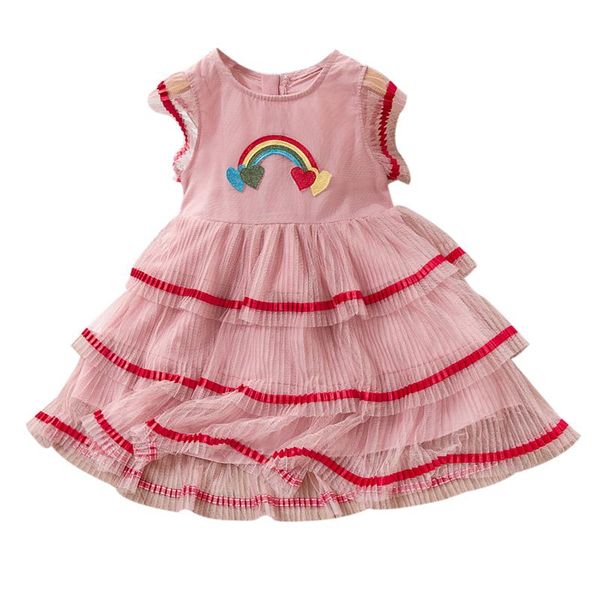 girls dress summer sweet ah162 princess pure color mesh rainbow embroidered flying sleeve cake solid girl's dresses, Red;yellow
girls dress summer sweet ah162 princess pure color mesh rainbow embroidered flying sleeve cake solid girl's dresses, Red;yellow