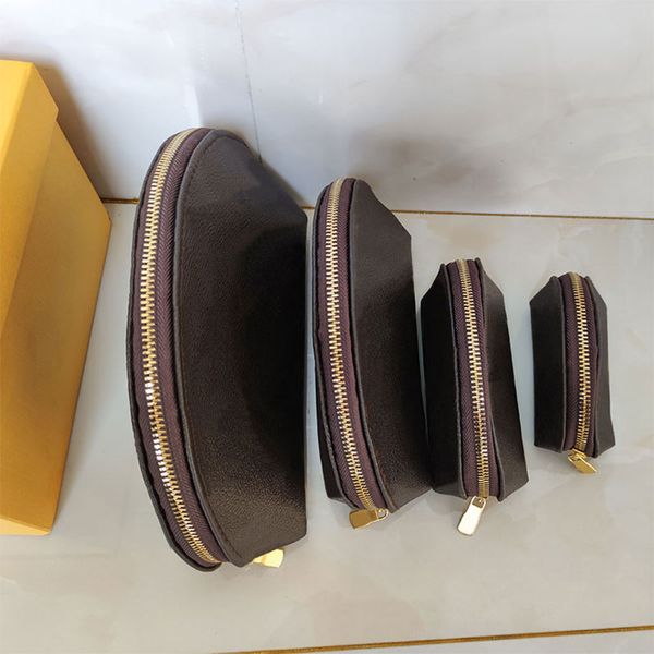 4pcs/set designer brown women cosmetic bags letter organizer makeup travel pouch make up bag ladies mens purses organizador toiletry bagss g
4pcs/set designer brown women cosmetic bags letter organizer makeup travel pouch make up bag ladies mens purses organizador toiletry bagss g
