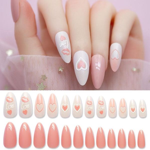 false nails 24pcs almond butterfly love heart dargon design fake nail tips full cover detachable fashion, Red;gold
false nails 24pcs almond butterfly love heart dargon design fake nail tips full cover detachable fashion, Red;gold