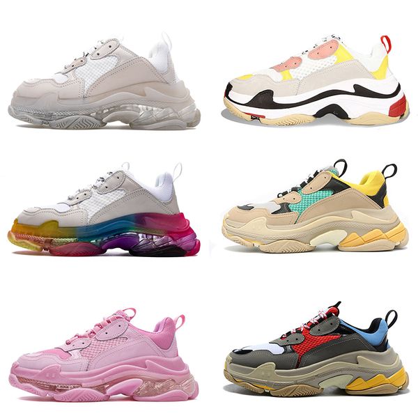track crystal bottoms casual women men dad shoe paris 17fw triple s sneakers luxurys designers shoes vintage outdoor tennis trainers size eu, Black
track crystal bottoms casual women men dad shoe paris 17fw triple s sneakers luxurys designers shoes vintage outdoor tennis trainers size eu, Black