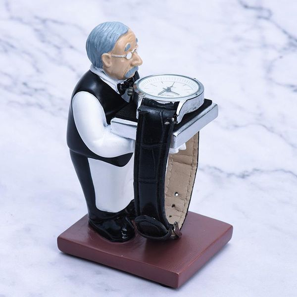 watch boxes & cases storage box old grandpa butler creative stand ornaments display table pedestal tray dustproof, Black;blue
watch boxes & cases storage box old grandpa butler creative stand ornaments display table pedestal tray dustproof, Black;blue