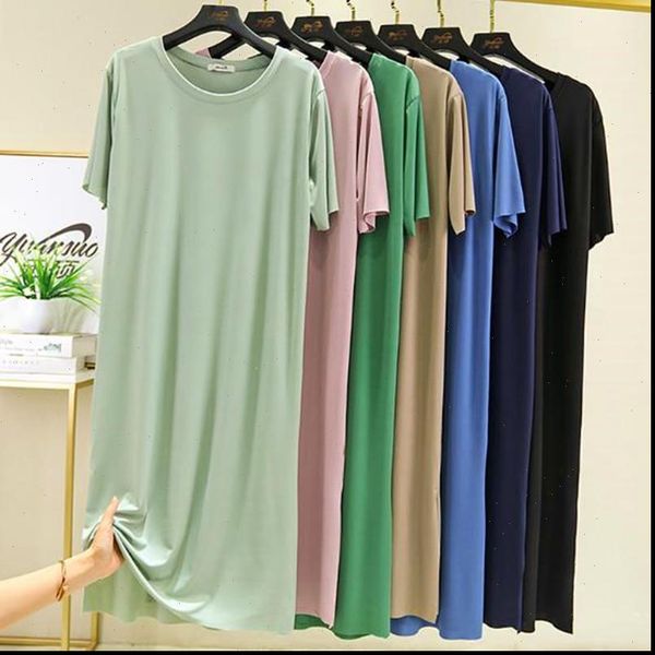 fresh candy color night dress womens sleepwears ice silk cotton summer nightshirt casual loose nightgowns students sleepwear dresses, Black;red
fresh candy color night dress womens sleepwears ice silk cotton summer nightshirt casual loose nightgowns students sleepwear dresses, Black;red