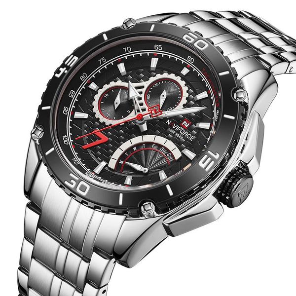 wristwatches 2021 multifunction luxury watches naviforce fashion male business auto date luminous waterproof stainless steel wrist, Slivery;brown
wristwatches 2021 multifunction luxury watches naviforce fashion male business auto date luminous waterproof stainless steel wrist, Slivery;brown