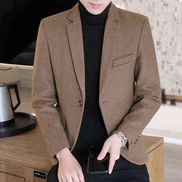 luxury men's suits blazers autumn and winter wool men's trend korean slim fit casual small suit short windbreaker coat, White;black
luxury men's suits blazers autumn and winter wool men's trend korean slim fit casual small suit short windbreaker coat, White;black