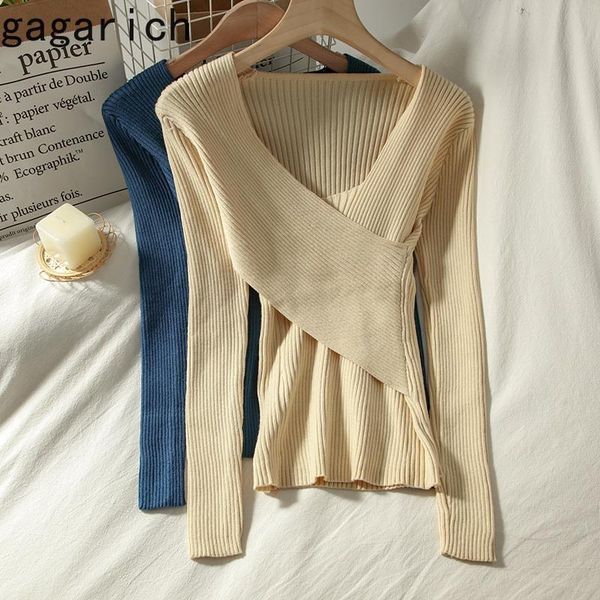 women's sweaters gagarich women sweater retro fashion slim solid lady autumn all-match deep v-neck cross long sleeve pullovers, White;black
women's sweaters gagarich women sweater retro fashion slim solid lady autumn all-match deep v-neck cross long sleeve pullovers, White;black