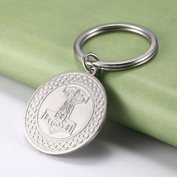 keychains dawapara vintage fashion stainless steel keyring round pendant wicca amulet viking runes letters key chains, Silver
keychains dawapara vintage fashion stainless steel keyring round pendant wicca amulet viking runes letters key chains, Silver