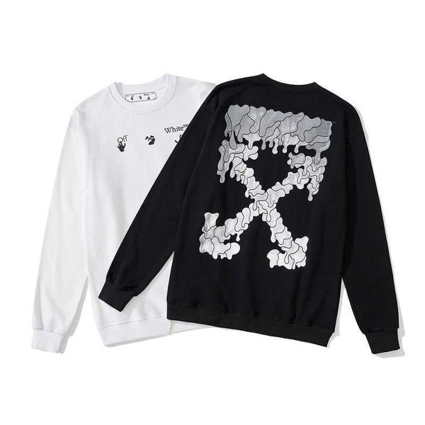 2021 spring autumn off new light gray arrow print casual round neck long sleeve sweater for men and women, White
2021 spring autumn off new light gray arrow print casual round neck long sleeve sweater for men and women, White