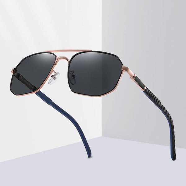 sunglasses men's hd uv400 anti-reflective multilateral fashion metal two color spring-leg gafas de sol, White;black
sunglasses men's hd uv400 anti-reflective multilateral fashion metal two color spring-leg gafas de sol, White;black