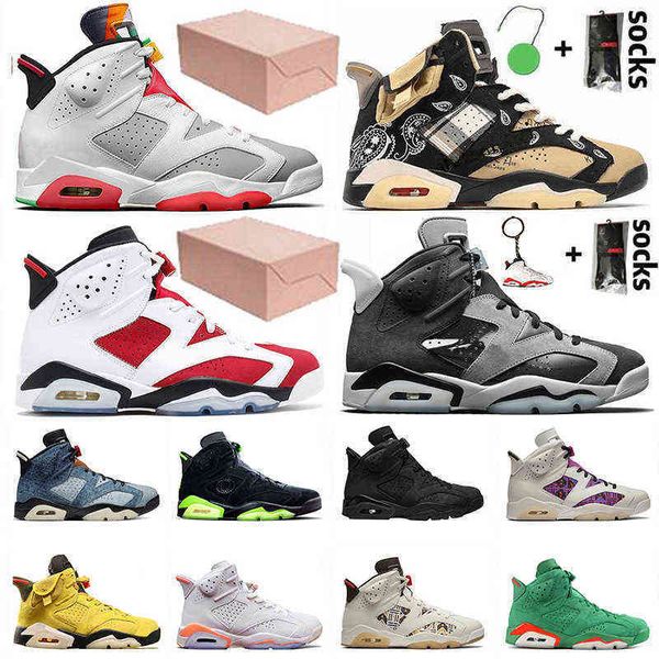2021 carmine with box men women 6 6s jumpman sneakers basketball shoe retro ts cactus jack singles day floral hare trainers size 479k0s
2021 carmine with box men women 6 6s jumpman sneakers basketball shoe retro ts cactus jack singles day floral hare trainers size 479k0s