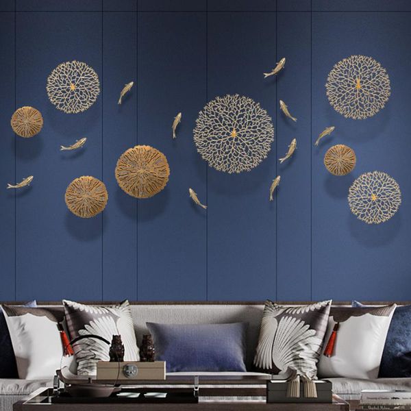 decorative objects & figurines light luxury living room porch sofa background wall decoration zhaocai copper carp coral pendant
decorative objects & figurines light luxury living room porch sofa background wall decoration zhaocai copper carp coral pendant