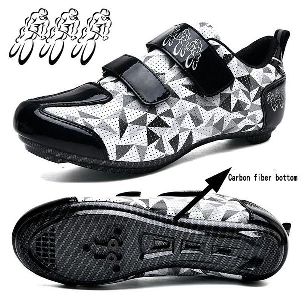 cycling footwear men outdoor hook loop self loking road bike shoes carbon fibre camouflage professional training sneakers, Black
cycling footwear men outdoor hook loop self loking road bike shoes carbon fibre camouflage professional training sneakers, Black