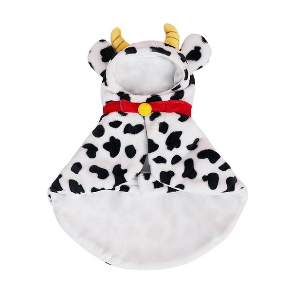 cow cloak cat clothes spring warm dog small winter pet costumes 
cow cloak cat clothes spring warm dog small winter pet costumes