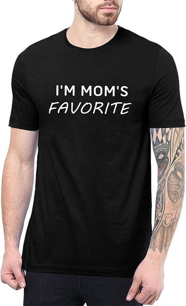men's t-shirts funny t shirts for men - moms favorite graphic tees short sleeve i am shirt cotton fashion tshirt, White;black
men's t-shirts funny t shirts for men - moms favorite graphic tees short sleeve i am shirt cotton fashion tshirt, White;black