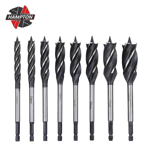 professional drill bits hampton hex shank twist bit hole cutter 4 flute auger carpenter 1pcs core for woodworking
professional drill bits hampton hex shank twist bit hole cutter 4 flute auger carpenter 1pcs core for woodworking