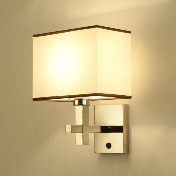 wall lamp chinese modern simple atmosphere engineering el room bedside stainless steel led lighting fixture
wall lamp chinese modern simple atmosphere engineering el room bedside stainless steel led lighting fixture