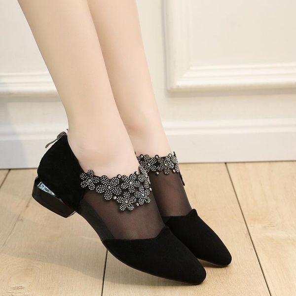 boots large size 35-43 summer women bare pointed toe dress shoes sandalias botas lace low heels sandal zapatos mujer 8082r, Black
boots large size 35-43 summer women bare pointed toe dress shoes sandalias botas lace low heels sandal zapatos mujer 8082r, Black