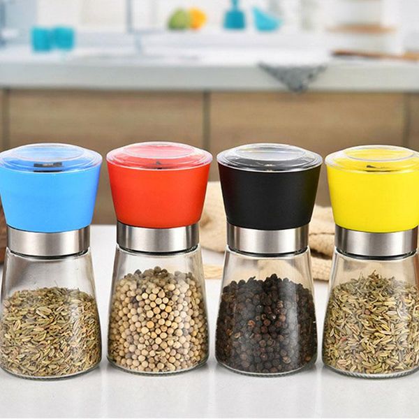 storage bottles & jars 180ml manual shaker pepper salt seasoning jar grinder diy borosilicate glass bottle kitchen tool
storage bottles & jars 180ml manual shaker pepper salt seasoning jar grinder diy borosilicate glass bottle kitchen tool