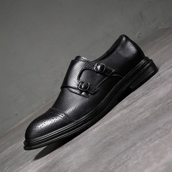 dress shoes men leather formal leisure business oxfords wedding party brogue, Black
dress shoes men leather formal leisure business oxfords wedding party brogue, Black