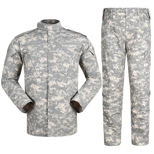 men's tracksuits acu tactical military uniform camouflage suit jacket + pants s-xxl clothing outdoor hunting combat, Gray
men's tracksuits acu tactical military uniform camouflage suit jacket + pants s-xxl clothing outdoor hunting combat, Gray
