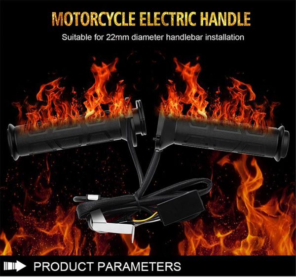 handlebars 1 pair motorcycle heated handle bar motorbike adjustable heating grips warmer handlebar for winter riding
handlebars 1 pair motorcycle heated handle bar motorbike adjustable heating grips warmer handlebar for winter riding