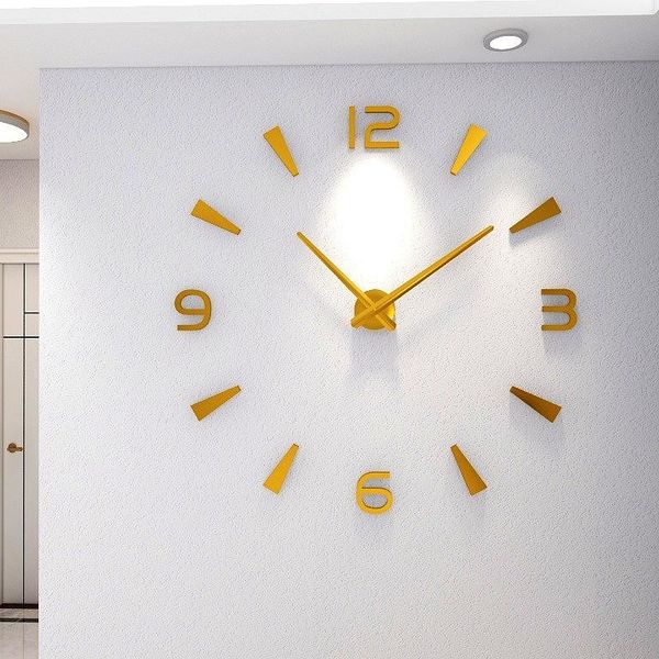 large wall clock metal watches gold silent clocks home decor acrylic creative living room decorative kitchen gift
large wall clock metal watches gold silent clocks home decor acrylic creative living room decorative kitchen gift