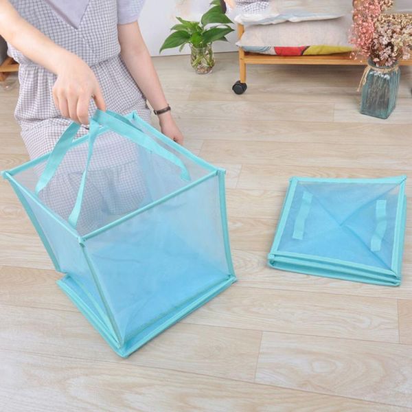 double layer laundry hamper basket collapsible with carry handle foldable dirty clothes net cloth washing storage & organization
double layer laundry hamper basket collapsible with carry handle foldable dirty clothes net cloth washing storage & organization