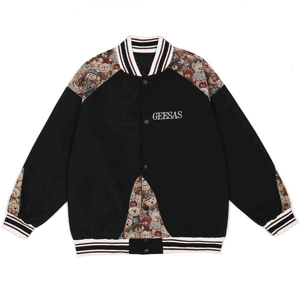 men's jackets short male bomber jacket, shredded jacket with pockets, casual, hip hop, harajuku, bear, embroidery, autumn 2021, Black;brown
men's jackets short male bomber jacket, shredded jacket with pockets, casual, hip hop, harajuku, bear, embroidery, autumn 2021, Black;brown