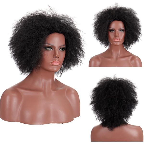hair accessories xuanguang synthetic short puffy black/red wig natural curly party for daily wearing by african black women, Slivery;white
hair accessories xuanguang synthetic short puffy black/red wig natural curly party for daily wearing by african black women, Slivery;white