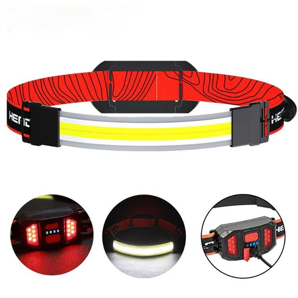 headlamps cob riding headlamp running head torch light built-in battery 1200mah usb rechargeable 3 modes led warning strobe camping
headlamps cob riding headlamp running head torch light built-in battery 1200mah usb rechargeable 3 modes led warning strobe camping