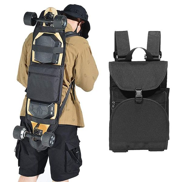 skateboarding electric skateboard bag longboard flat plate double shoulder carry backpack 31inch adjustable folding cover skate parts -40 
skateboarding electric skateboard bag longboard flat plate double shoulder carry backpack 31inch adjustable folding cover skate parts -40