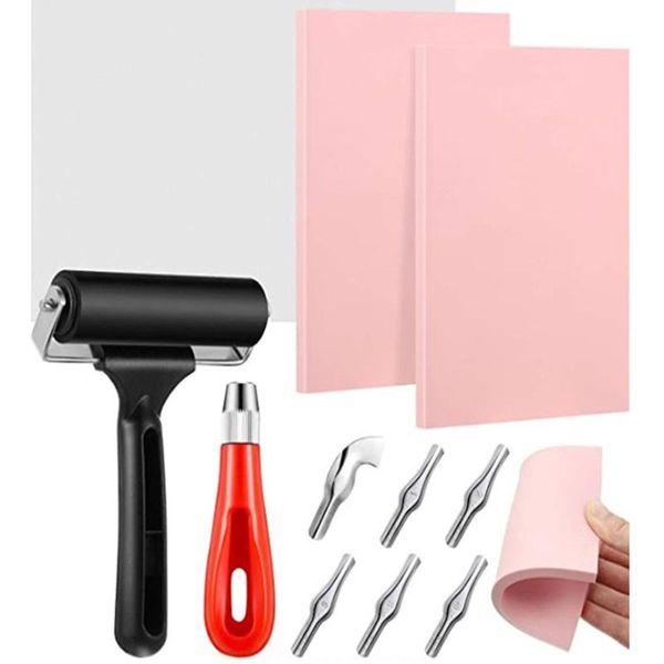 professional hand tool sets rubber stamp making kit,block printing kit,linoleum cutter with 6 type blades,tracing paper for craft carving
professional hand tool sets rubber stamp making kit,block printing kit,linoleum cutter with 6 type blades,tracing paper for craft carving