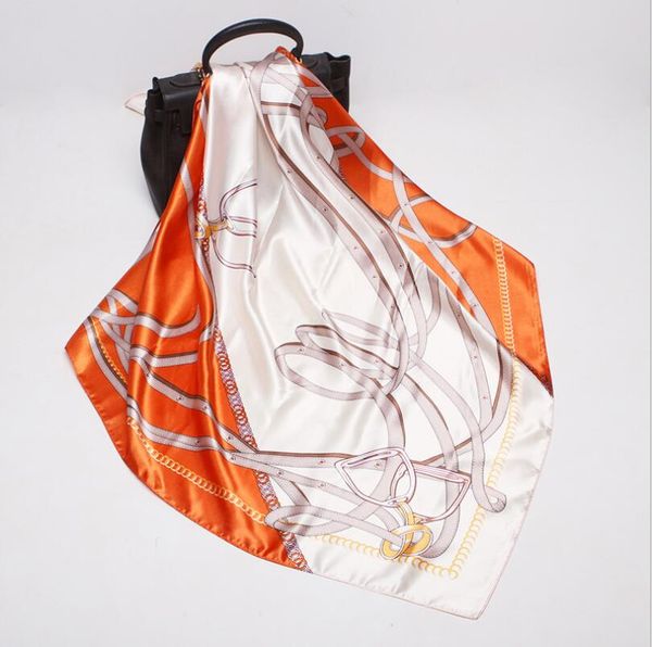 wholesale 40 style latest ladies square imitated silk scarves fashion women satin silks shawls stoles brand names printed scarf 90x90cm deli, Blue;gray
wholesale 40 style latest ladies square imitated silk scarves fashion women satin silks shawls stoles brand names printed scarf 90x90cm deli, Blue;gray