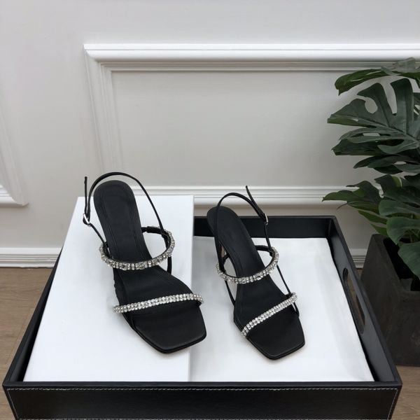 explosion summer ladies square toe high heel sandals women elegant crystal dance party zapatillas mujer designer shoes 80% off outlet online, Black
explosion summer ladies square toe high heel sandals women elegant crystal dance party zapatillas mujer designer shoes 80% off outlet online, Black