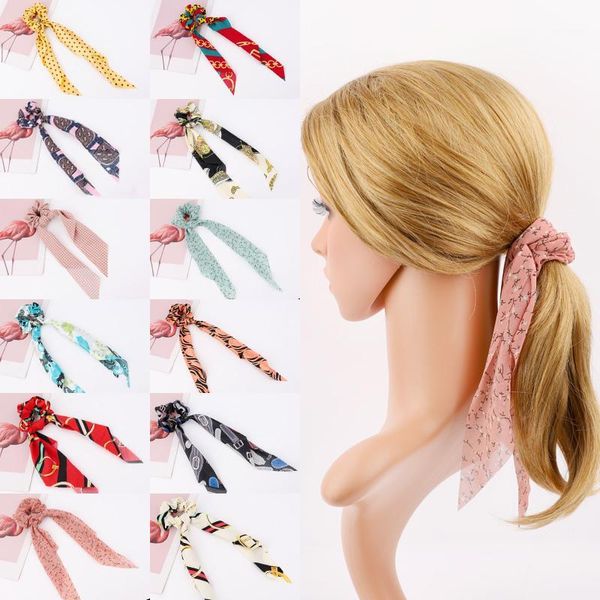 vintage hair band scrunchies women girls accessories ribbon scarf elastic ponytail holder rubber leopard dot ties1, Brown
vintage hair band scrunchies women girls accessories ribbon scarf elastic ponytail holder rubber leopard dot ties1, Brown
