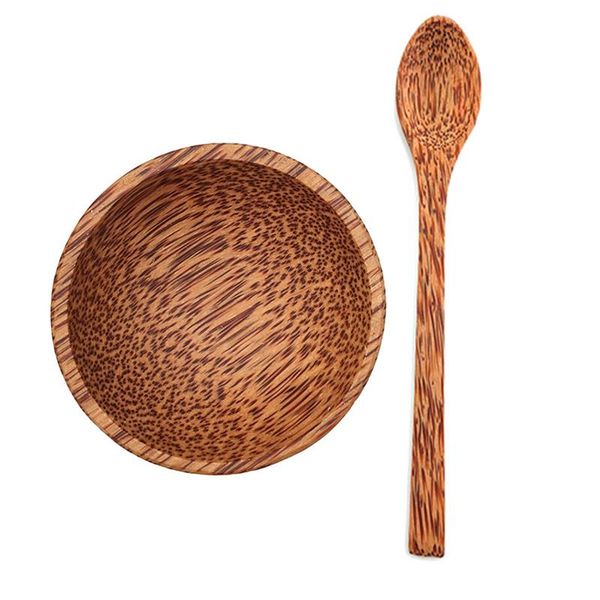 natural coconut wooden bowl with spoon fruit salad rice handicraft decoration creative bowls
natural coconut wooden bowl with spoon fruit salad rice handicraft decoration creative bowls