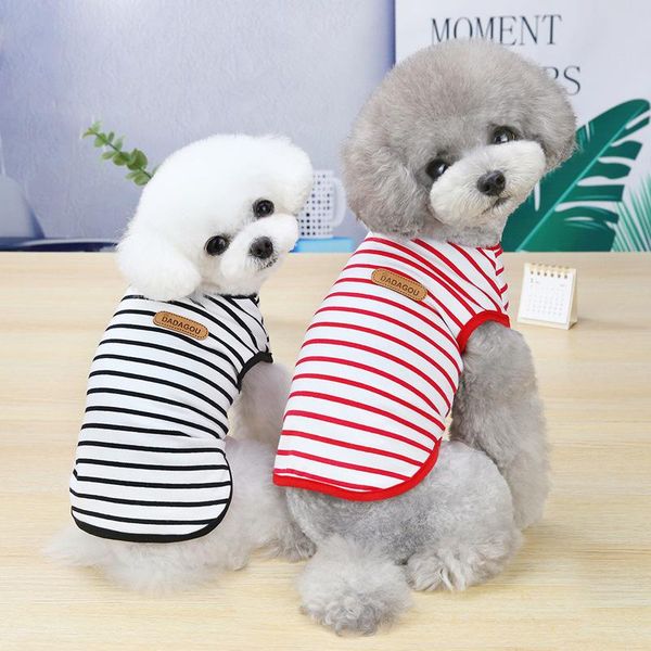 casual striped dog clothes spring summer soft vest for dogs small teddy pet clothing thin cool t-shirt boy green ropa para perro apparel
casual striped dog clothes spring summer soft vest for dogs small teddy pet clothing thin cool t-shirt boy green ropa para perro apparel